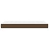 vidaXL Matelas de lit &agrave; ressorts ensach&eacute;s fermet&eacute; moyenne marron fonc&eacute; 120x190x20 cm