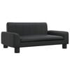 vidaXL Canap&eacute; pour enfants noir 70x45x30 cm similicuir