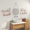 vidaXL &Eacute;tag&egrave;re flottante 4 pcs Rose 60 x 9 x 2,5 cm Acier