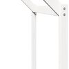 vidaXL Lit superpos&eacute; avec &eacute;chelle et toit sans matelas blanc 90x190 cm