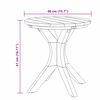 vidaXL Table d'appoint Marron 40 x 40 x 41 cm Bois de teck massif