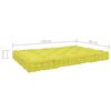 vidaXL Coussins de plancher de palette lot de 6 Vert pomme Coton