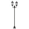 vidaXL Lumi&egrave;re de jardin Bronze 68 x 20 x 235 cm Aluminium et verre