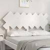 vidaXL T&ecirc;te de lit Blanc 151,5x3x81 cm Bois massif de pin