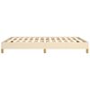 vidaXL Cadre de lit sans matelas cr&egrave;me 140x200 cm tissu