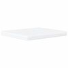 vidaXL Lit avec matelas Dover bleu 180x200 cm tissu