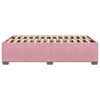 vidaXL Cadre de lit sans matelas rose 120x190 cm velours