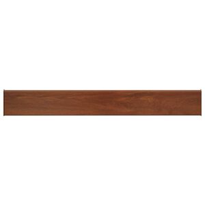 vidaXL Appui de fen&ecirc;tre Bois marron 60 x 15 x 4,5 cm PVC