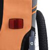 vidaXL Remorque de vélo pour animaux de compagnie orange et gris