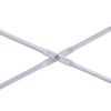 vidaXL Bureau d'ordinateur Blanc ch&ecirc;ne 110x60x138 cm Bois d'ing&eacute;nierie