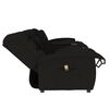 vidaXL Fauteuil de massage inclinable et porte-gobelet 4 places noir