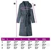 vidaXL Robe de bain sans capuche Bleu marine xxxl Flanelle