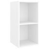 vidaXL Ensemble de meuble TV 3 pcs Blanc Bois d'ingénierie