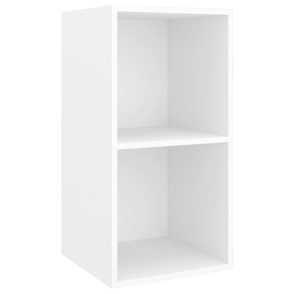 vidaXL Ensemble de meuble TV 3 pcs Blanc Bois d'ingénierie