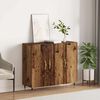 vidaXL Buffet Bois ancien 90 x 34 x 80 cm Bois d'ing&eacute;nierie
