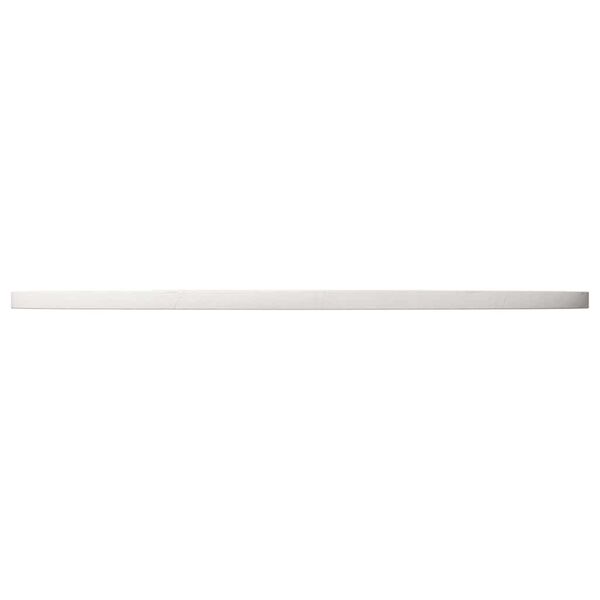 vidaXL Dessus de table Blanc Ø80x2,5 cm Bois de pin massif