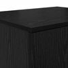 vidaXL Armoire de rangement 2 pcs Ch&ecirc;ne noir 127 x 41 x 40 cm