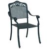 vidaXL Chaise de jardin 2 pcs Vert 64 x 62 x 93cm Aluminium