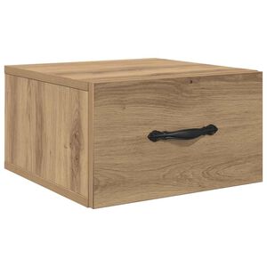 vidaXL Cabinet de chevet ch&ecirc;ne artisanal 35 x 35 x 20 cm