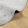 vidaXL Tapis IZA poils courts style scandinave gris &Oslash; 200 cm