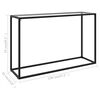 vidaXL Table console Transparent 120x35x75 cm Verre trempé
