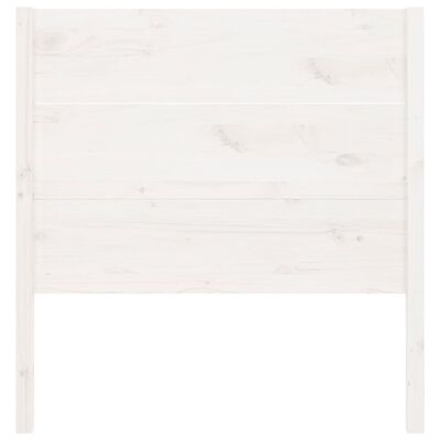 vidaXL Tête de lit Blanc 96x4x100 cm Bois massif de pin
