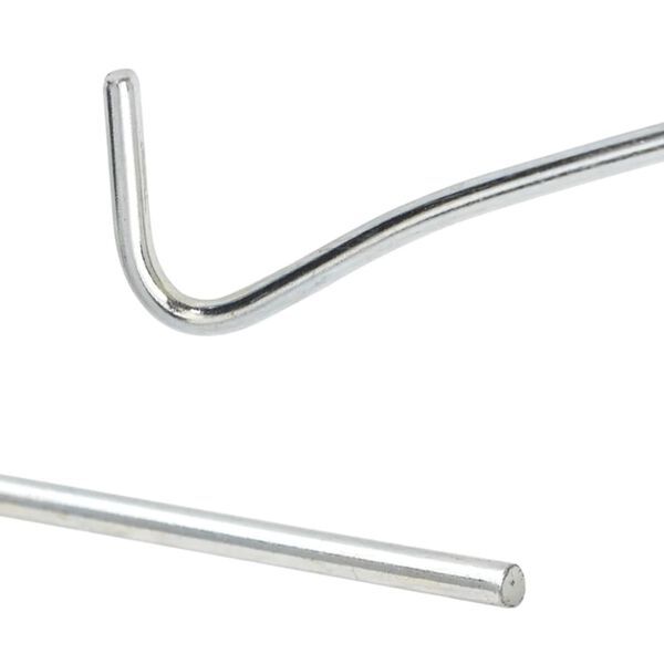 vidaXL Piquets de tente 50 pcs 23 cm &Oslash;4 mm acier galvanis&eacute;