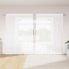 vidaXL Rideau en Dentelle Floral Blanc 200 x 300 cm Polyester