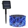 vidaXL Lampes solaires 5 pcs 5x200 LED Bleu Int&eacute;rieur Ext&eacute;rieur