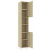 vidaXL Armoire de salle de bain Ch&ecirc;ne sonoma Bois d'ing&eacute;nierie