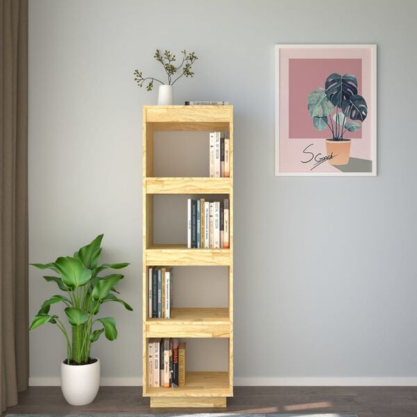 vidaXL Biblioth&egrave;que/S&eacute;parateur de pi&egrave;ce 40x35x135 cm pin massif