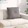 vidaXL Coussin de Dos Taupe 60 x 19 x 50 cm tissu