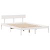 vidaXL Cadre de lit sans matelas blanc 150x200 cm bois de pin massif
