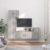vidaXL Ensemble de meubles TV 5 pcs Sonoma gris Bois d'ing&eacute;nierie