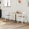vidaXL Chaises de salle &agrave; manger 2 pcs Blanc 42 x 47.5 x 81 cm