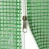 vidaXL Serre avec cadre en acier vert 60 m&sup2; 20x3x2 m