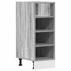 vidaXL Meuble bas "Riga" Gris Sonoma 30&nbsp;x&nbsp;44,5&nbsp;x&nbsp;81,5&nbsp;cm Bois d'ing&eacute;nierie