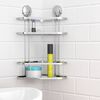 EISL &Eacute;tag&egrave;re d'angle de douche Chrome 22x18x35 cm