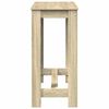 vidaXL Table de bar ch&ecirc;ne sonoma 102x50x103,5 cm bois d'ing&eacute;nierie