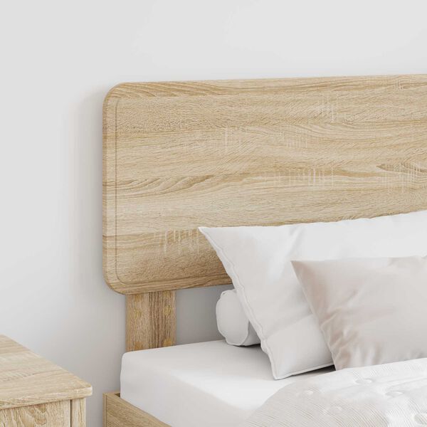 vidaXL T&ecirc;te de lit Ch&ecirc;ne Sonoma 75 cm Bois d'ing&eacute;nierie
