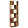 vidaXL Biblioth&egrave;que/S&eacute;parateur de pi&egrave;ce vieux bois 60x24x186 cm