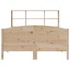 vidaXL Lit biblioth&egrave;que sans matelas 140x190 cm bois de pin massif
