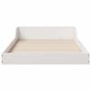 vidaXL Cadre de lit Blanc 75 x 190 cm Pin massif