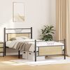 vidaXL Cadre de lit sans matelas ch&ecirc;ne sonoma 100x200 cm