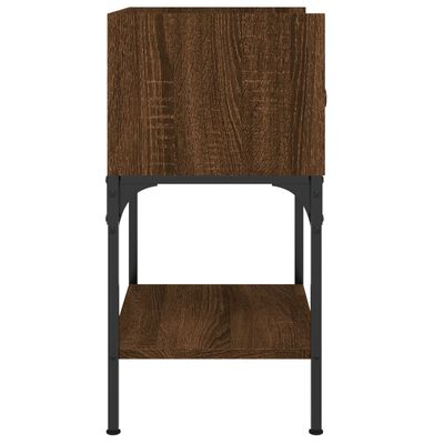 vidaXL Table de chevet chêne marron 40,5x31x60 cm bois d'ingénierie