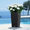 LECHUZA Jardini&egrave;re CUBICO Cottage 40 ALL-IN-ONE Granite