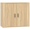 vidaXL Buffets 3 pcs Ch&ecirc;ne sonoma Bois d'ing&eacute;nierie