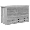 vidaXL Porte-manteau mural avec &eacute;tag&egrave;re Gris Sonoma 50 x 20 x 30 cm