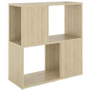 vidaXL Biblioth&egrave;que Ch&ecirc;ne sonoma 60x24x63 cm bois d'ing&eacute;nierie
