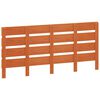 vidaXL T&ecirc;te de lit cire marron 180 cm bois massif de pin